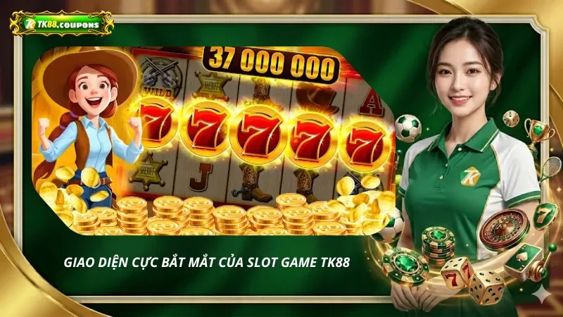 Giao diện cực bắt mắt của slot game